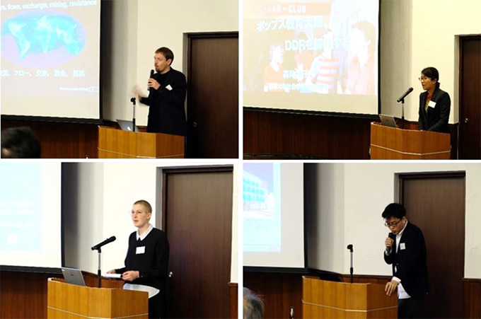 左上：ビョーン=オーレ・カム氏　右上：高岡 智子氏　左下：ルイーゼ･シュトルテンベルグ氏　右下：梅田 拓也氏