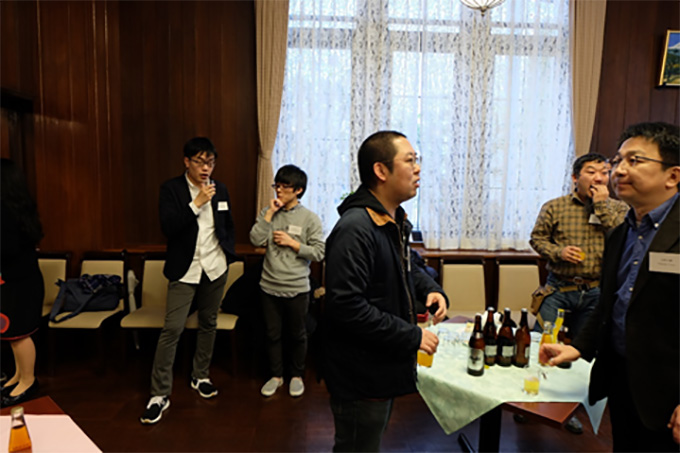 シンポジウム終了後の交流会